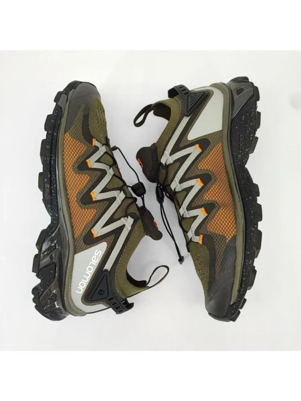 Salomon XT-Rush Women’s Size 8.5 Olive Green Mesh Trail Shoes Sneakers 416594